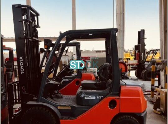 رافعة شوكية تويوتا جديدة New TOYOTA Forklift